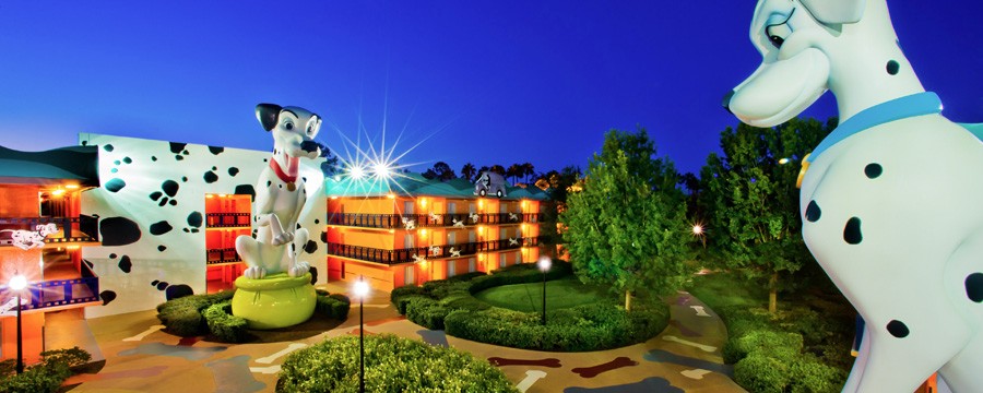 Exterior of Disney's All-Star Movies Resort
