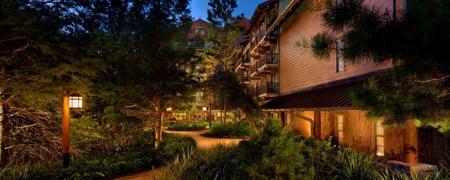 Exterior of Boulder Ridge Villas at Disney's Wilderness Lodge