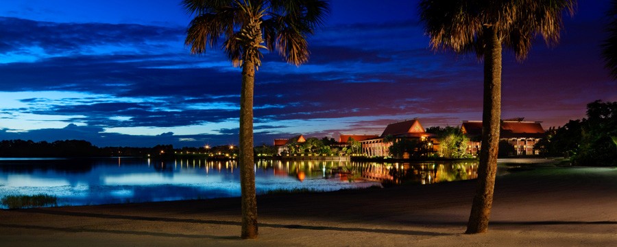 Exterior of Disney's Polynesian Village Resort