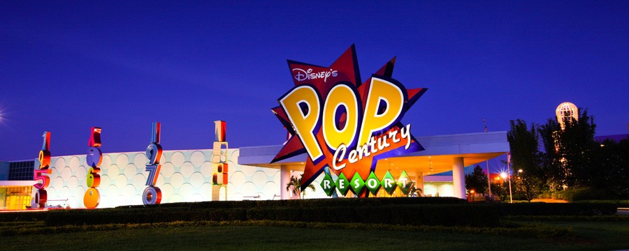Exterior of Disney's Pop Century Resort