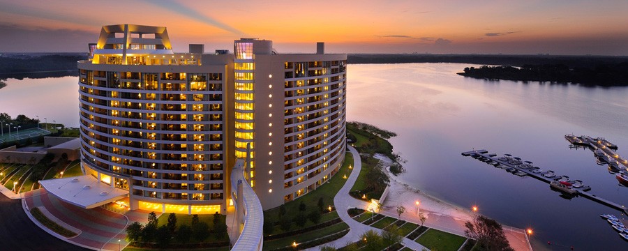 Exterior of Bay Lake Tower at Disney's Contemporary Resort