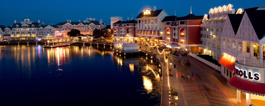 Exterior of Disney's BoardWalk Villas