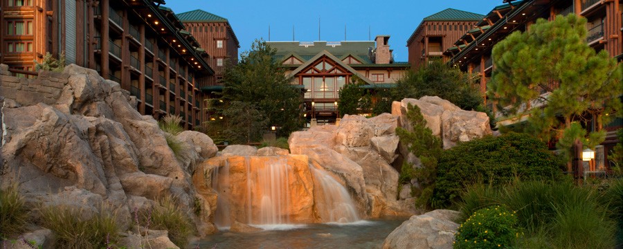 Exterior of Disney's Wilderness Lodge